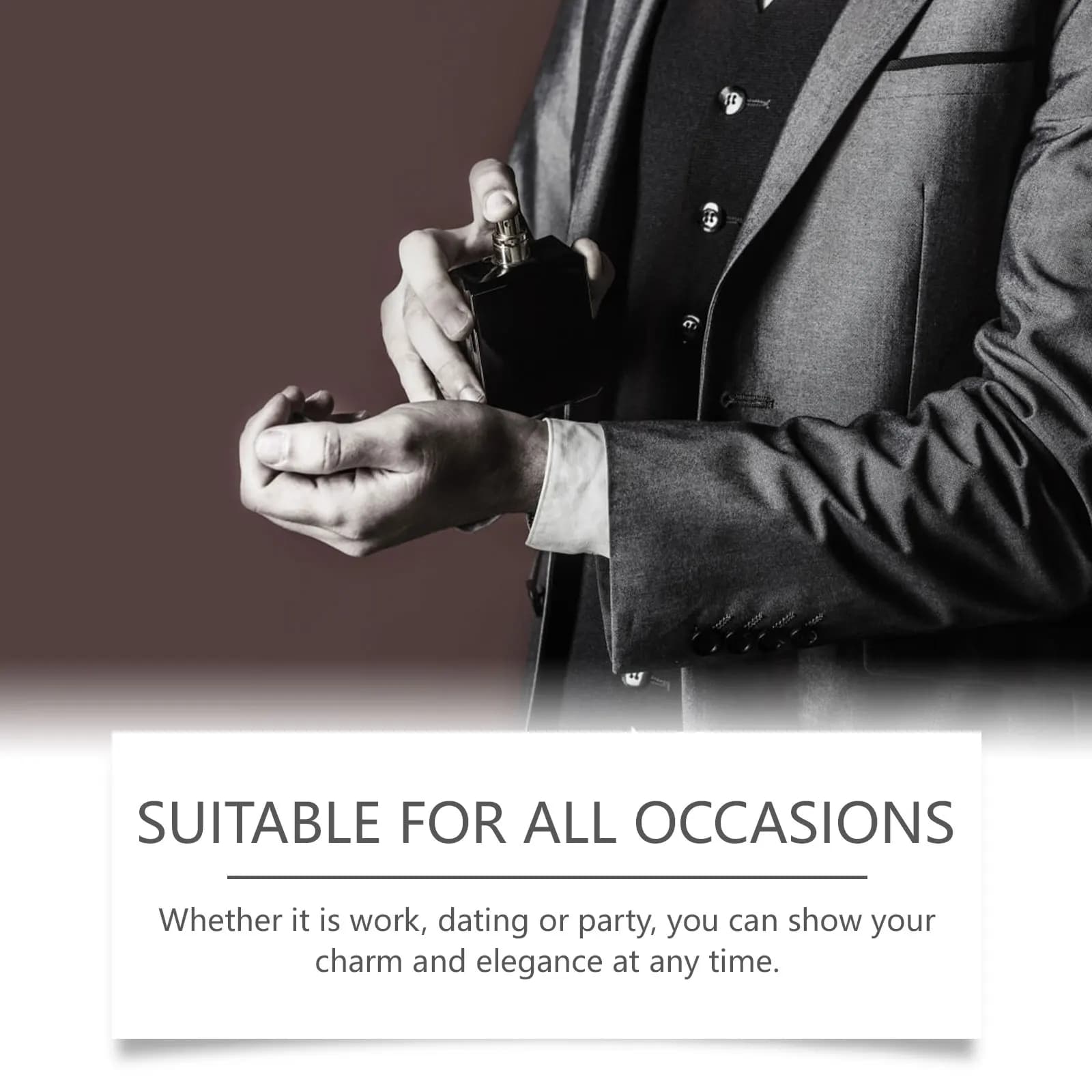 ROXELIS 50 ml de parfum riche et au whisky pour homme, parfum longue durée, améliore le charme personnel, montrer en toute confiance du style et de l'élégance