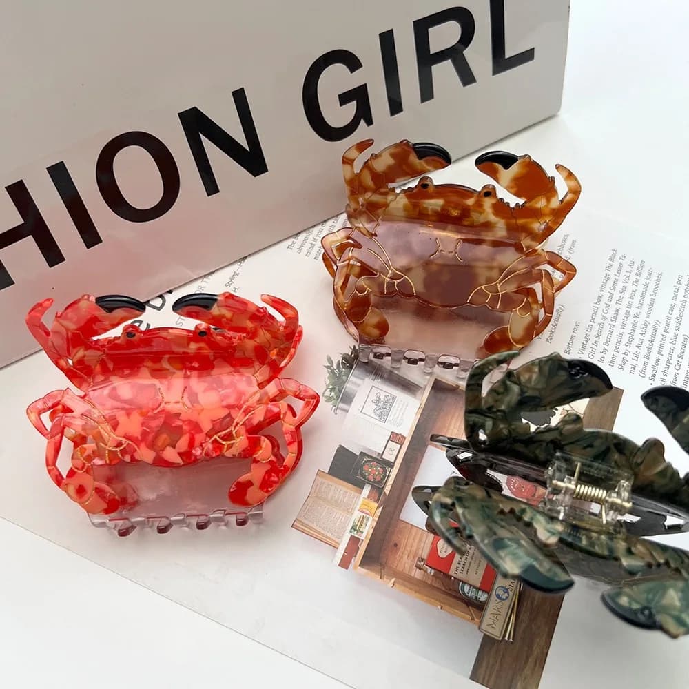 Crab Claw est une niche et un style unique de loisirs d'été. Il est fabriqué en matériau d'acétate de haute qualité