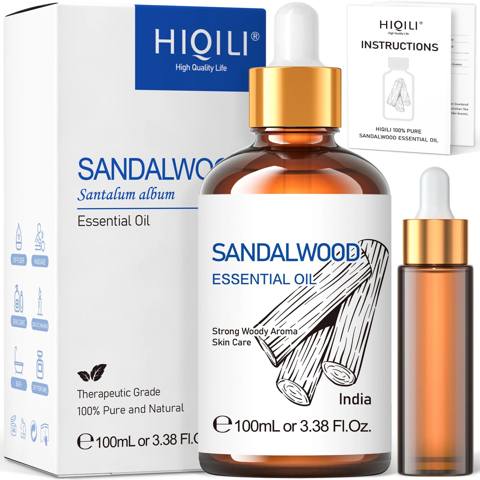 HIQILI 100ML huiles essentielles de bois de santal