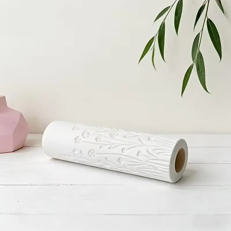 1 rouleau texturé Grassland Breeze – Outil haute précision pour l'argile et la poterie, durable, impressions impeccables