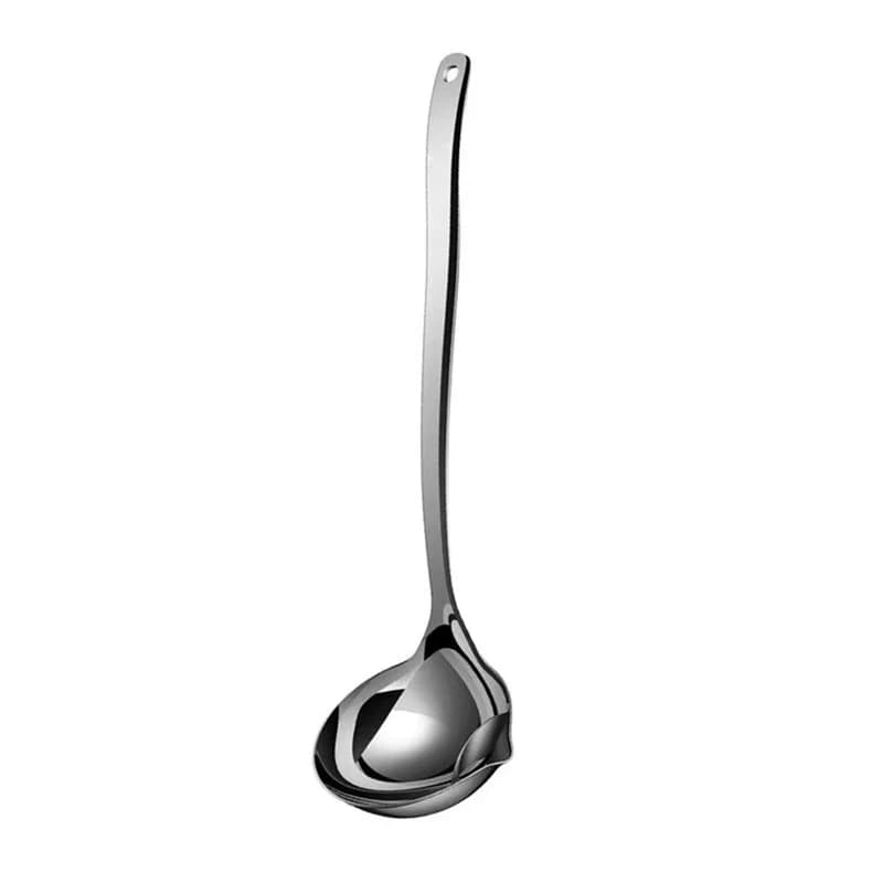 Séparateur d'huile louche à soupe piège à graisse en acier inoxydable longue cuillère passoire