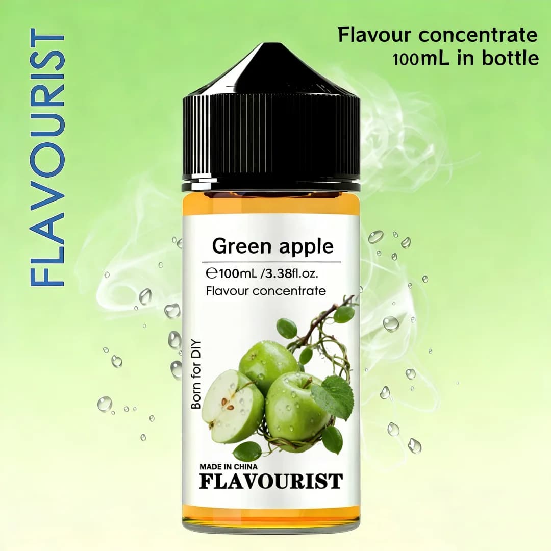 Concentré de saveur de pomme verte FLAVOURIST, arôme de fruits, essence aromatique, huile, DIY, e-liquide, parfum, essence, jus