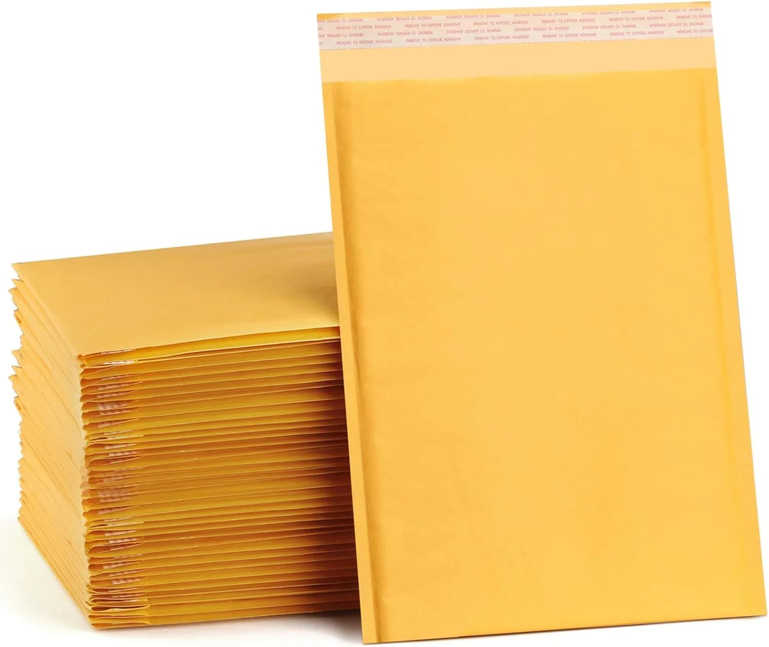 Sacs d'expédition adhésifs auto-scellants à bulles Kraft, enveloppes rembourrées à rembourrage pour l'expédition, l'expédition et l'emballage