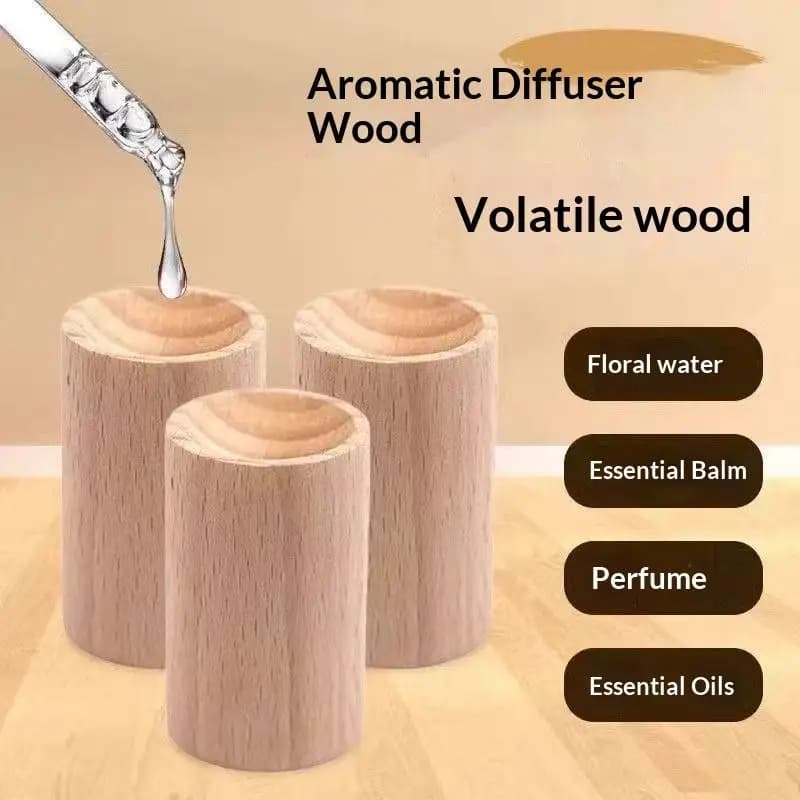 Diffuseur d'huiles essentielles sans flamme en bois, diffuseur d'aromathérapie, dispositif anti-moustiques