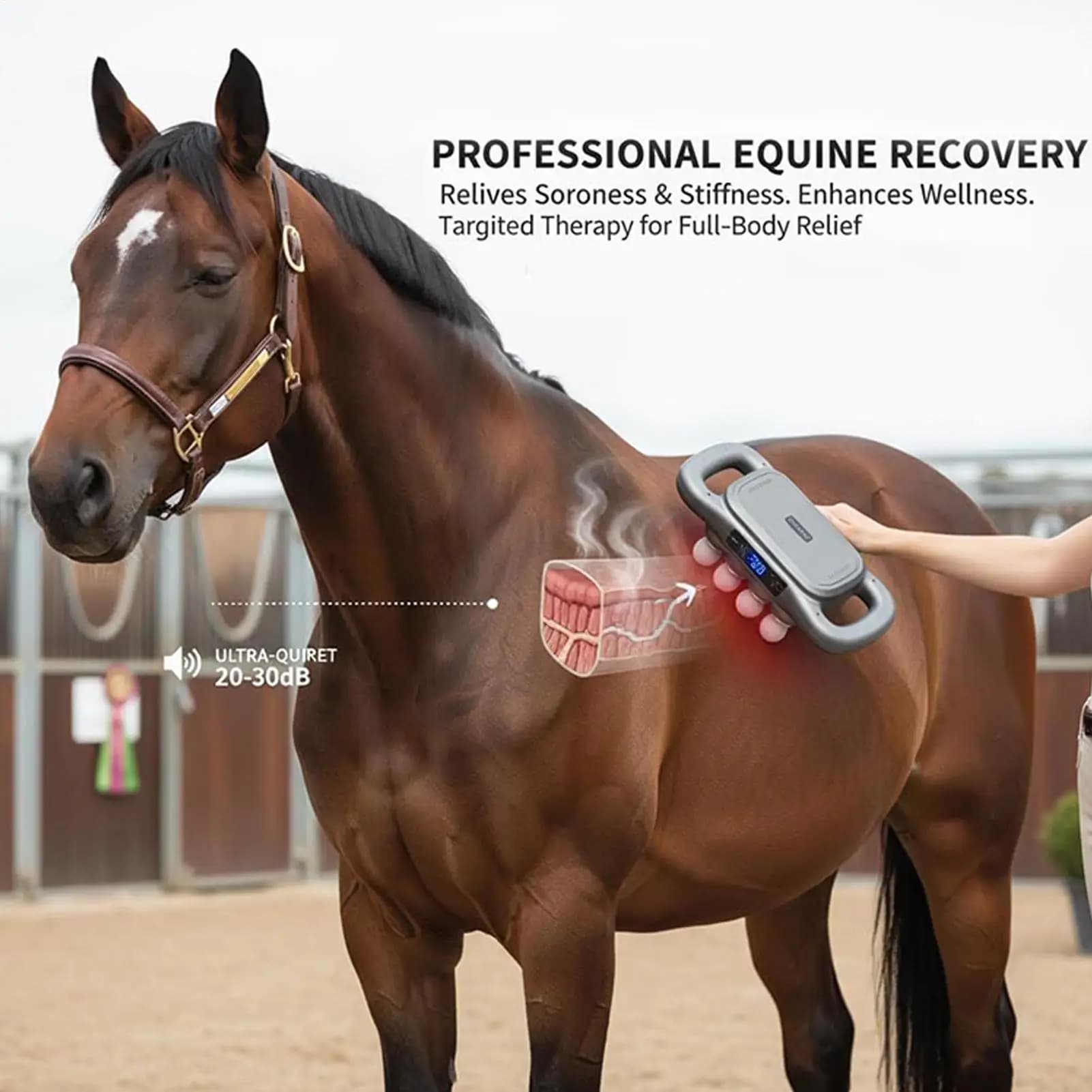 Outil de massage pour chevaux