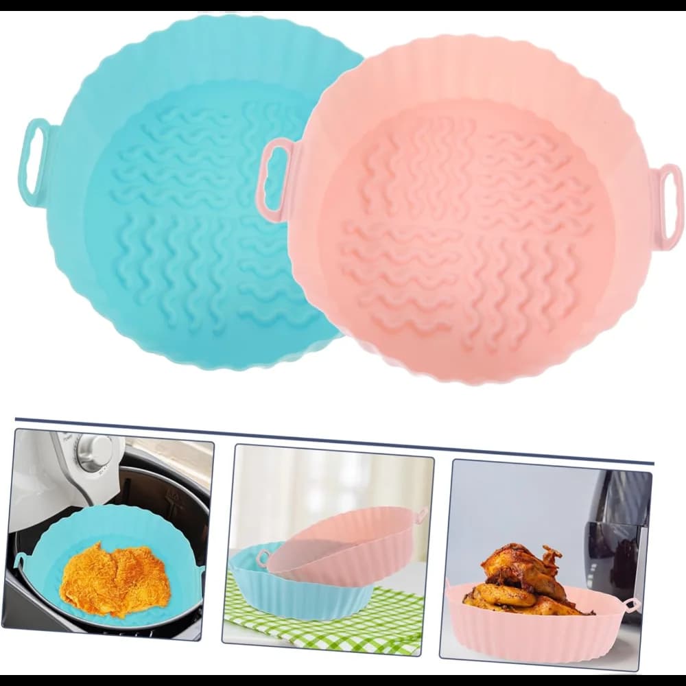 Gadgets de cuisine, revêtement rond en Silicone pour friteuse à Air