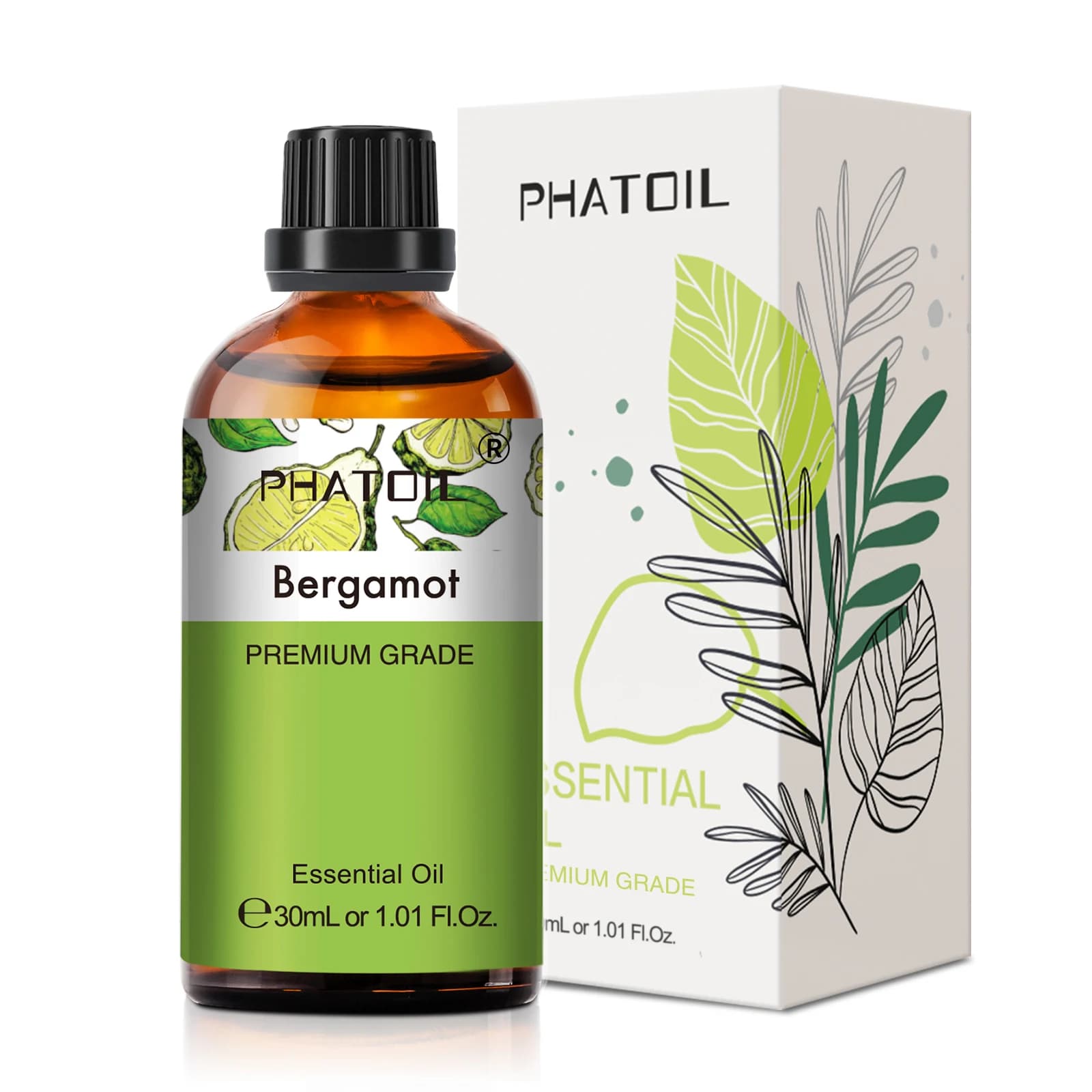 PHATOIL 30ml lavande citron Eucalyptus bois de santal bergamote aromathérapie huile essentielle pour diffuseur