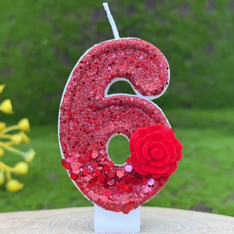 Bougies d'anniversaire numériques à faire soi-même