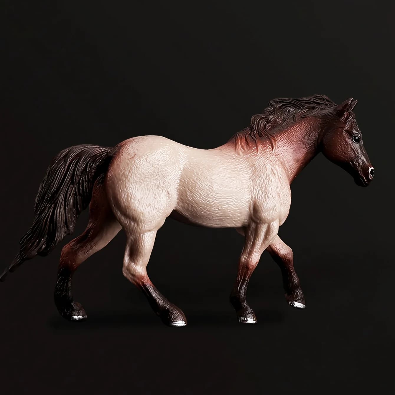 Ensemble de modèles de cheval d'animaux sauvages