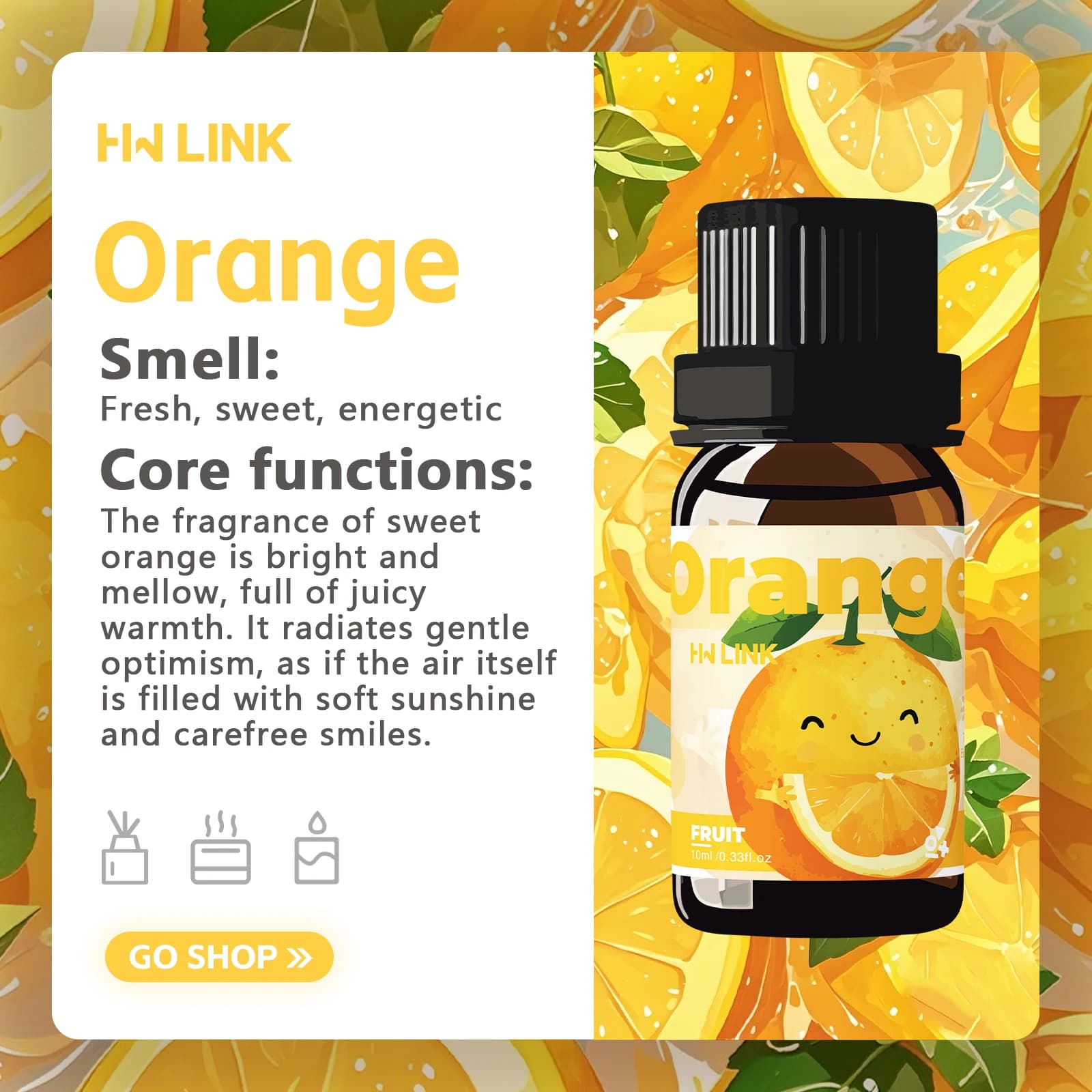 Huiles essentielles Orange 10ml