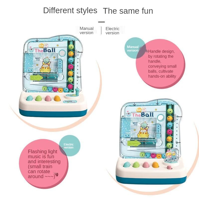 Puzzle éducatif interactif, balle roulante, piste de jouet pour accélérer, jeu Parent-enfant, Machine cadeau parfaite pour la journée des enfants