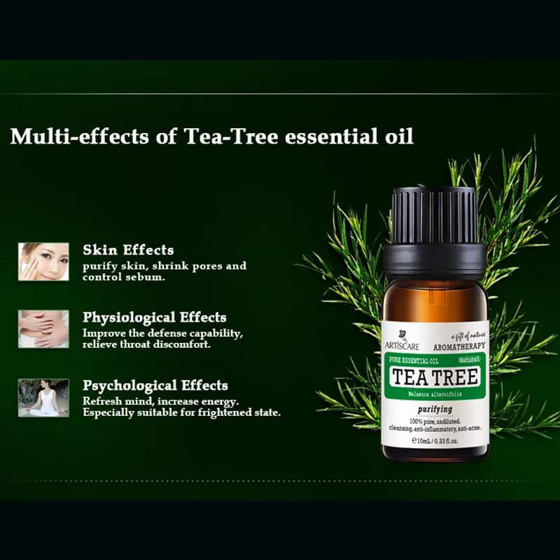 ARTISCARE huile essentielle d'arbre à thé pur 10mL points noirs