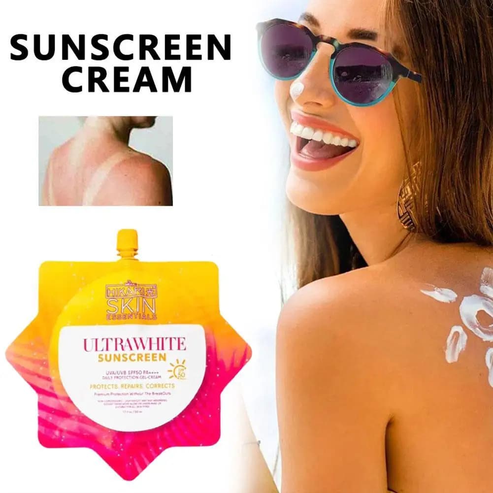 Crème solaire SPF50 +, 2/5/10 pièces, hydratante, nourrissante, rafraîchissante, protection solaire longue durée, rajeunissement, renforce la barrière
