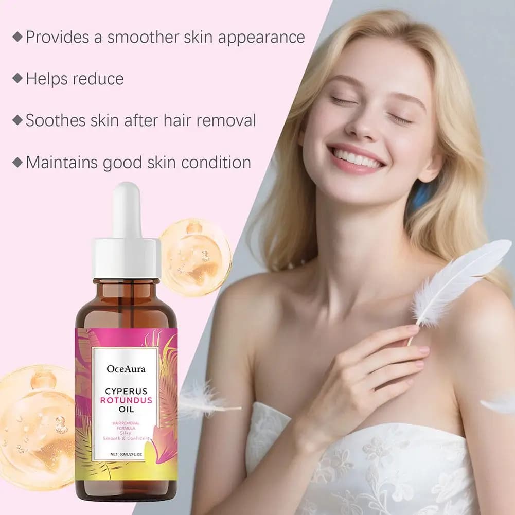 OceAura huile après rasage femmes Anti inhibition de la croissance des cheveux huile de rasage apaise efficacement la peau hydrate la peau après l'huile de rasage