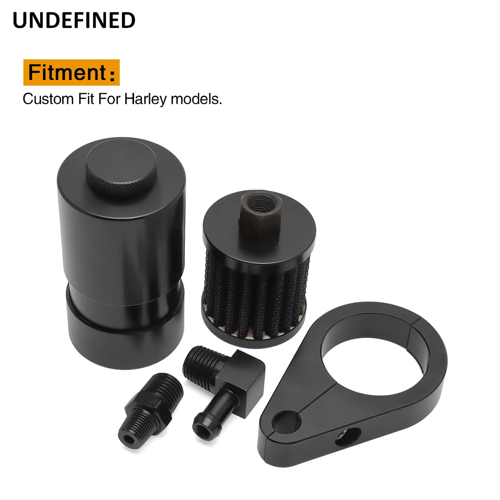 Séparateur d'huile et d'eau pour moto, collecteur d'huile de reniflard de moteur, adapté aux modèles Harley indiens BMW