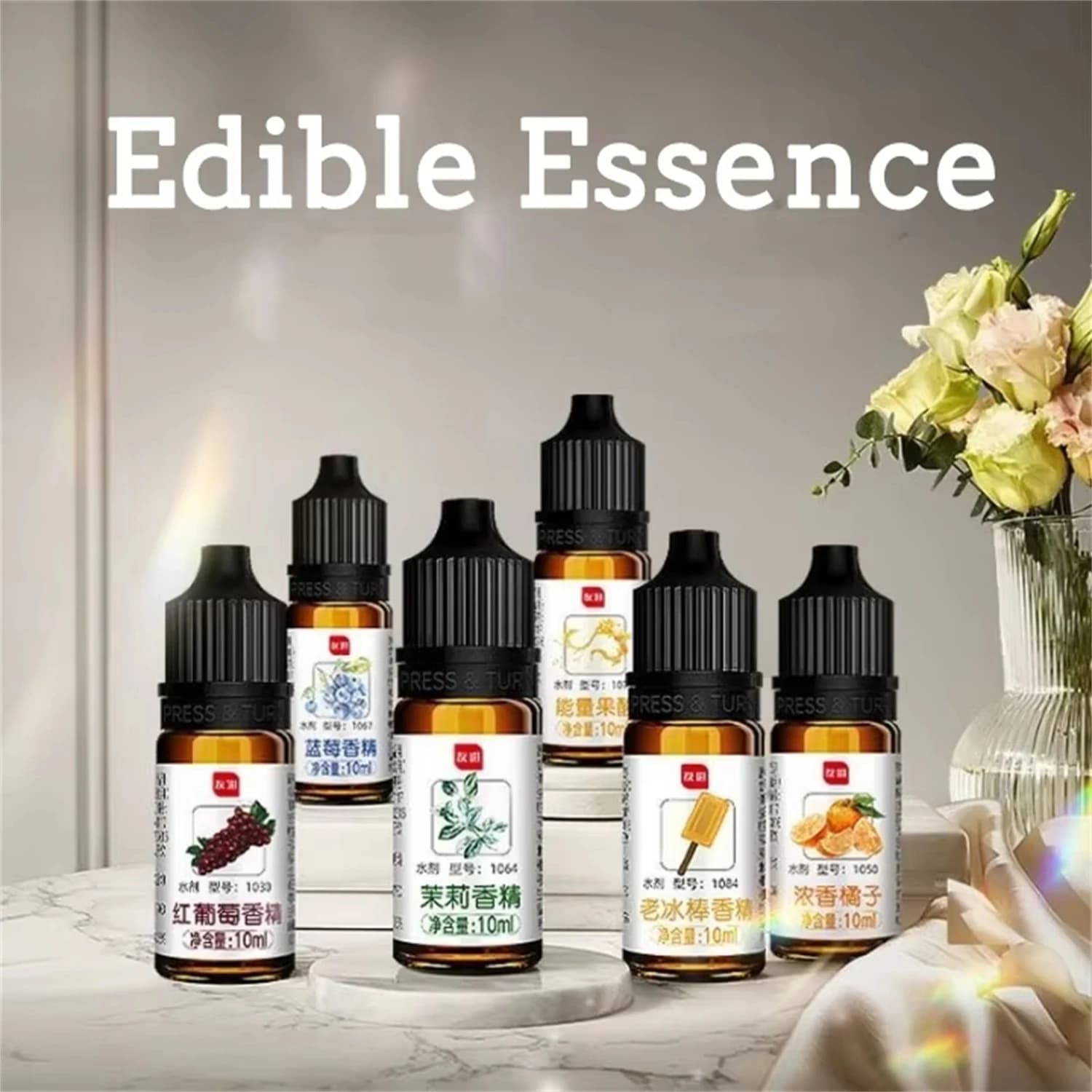 Huile essentielle naturelle aux saveurs de fruits