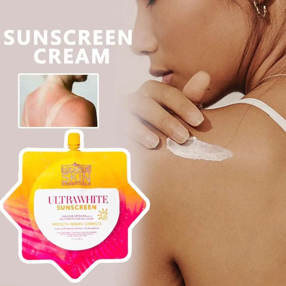 Crème solaire SPF50 +, 2/5/10 pièces, hydratante, nourrissante, rafraîchissante, protection solaire longue durée, rajeunissement, renforce la barrière