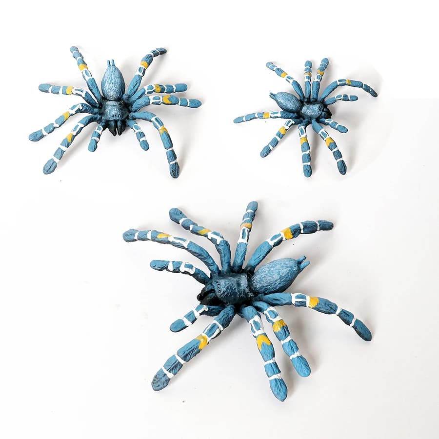 Figurines d'insectes en plastique réalistes avec cigale Cricket scarabée abeille fourmi araignée coccinelle insectes