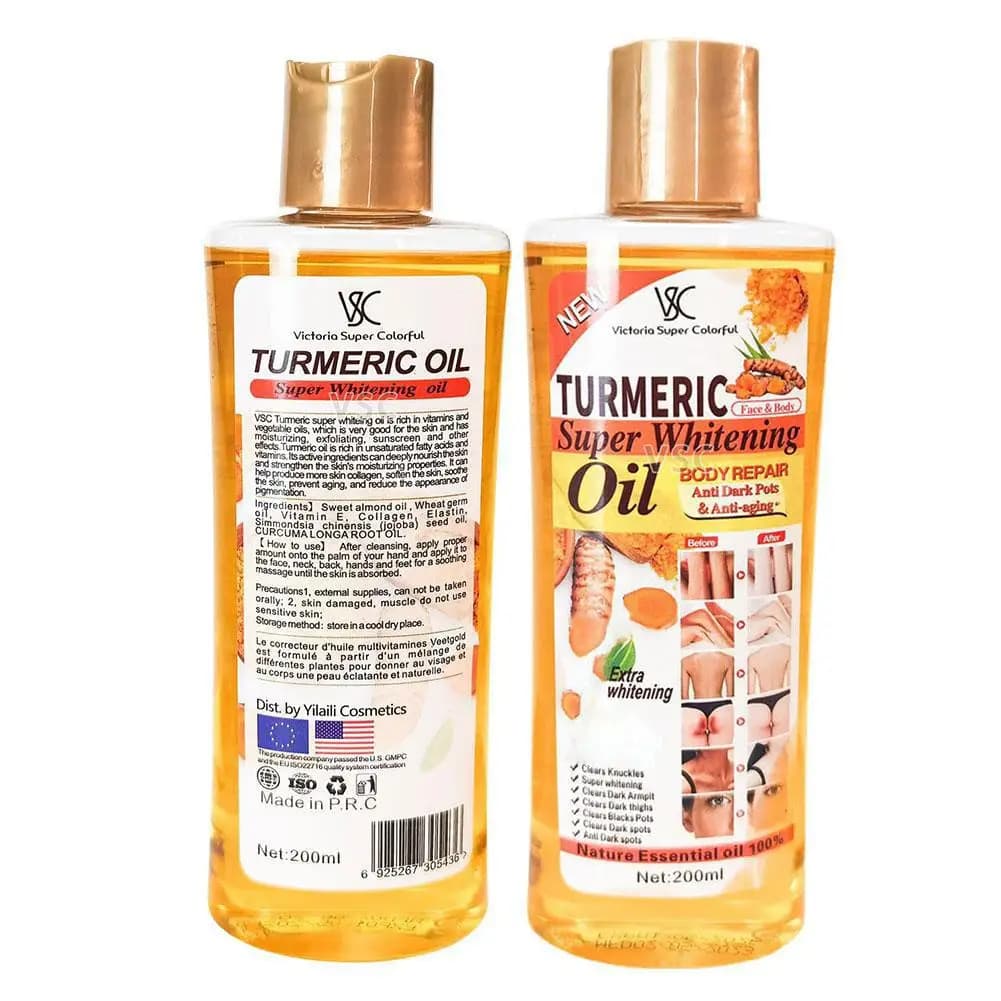 Huile essentielle de curcuma pour le visage et le corps