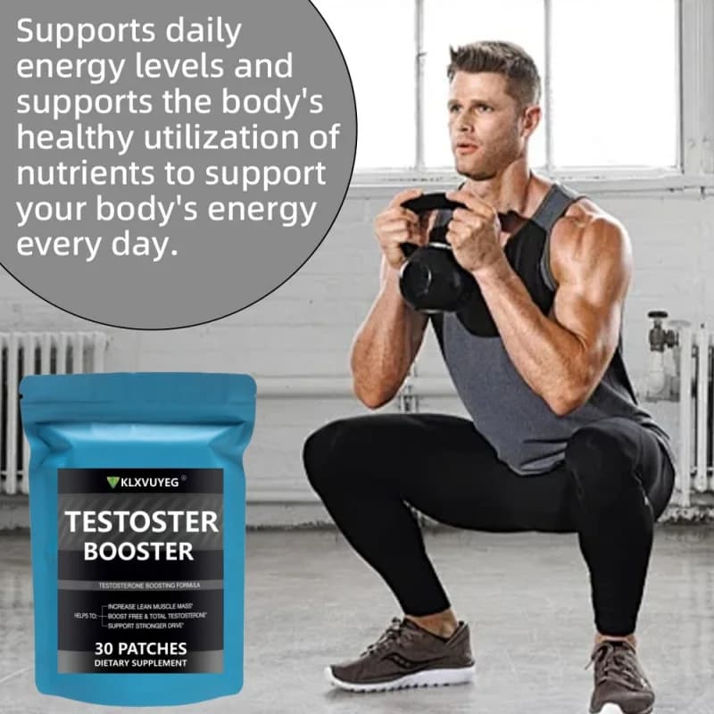  Booster de testostérone 30 patchs - Améliore l'endurance et l'énergie