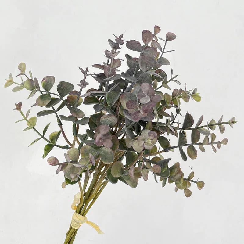 Bouquet de plantes artificielles en feuilles d'eucalyptus