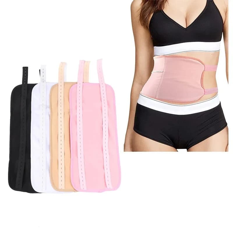 Pack d'huile de ricin (ceinture de soutien de taille anti-fuite