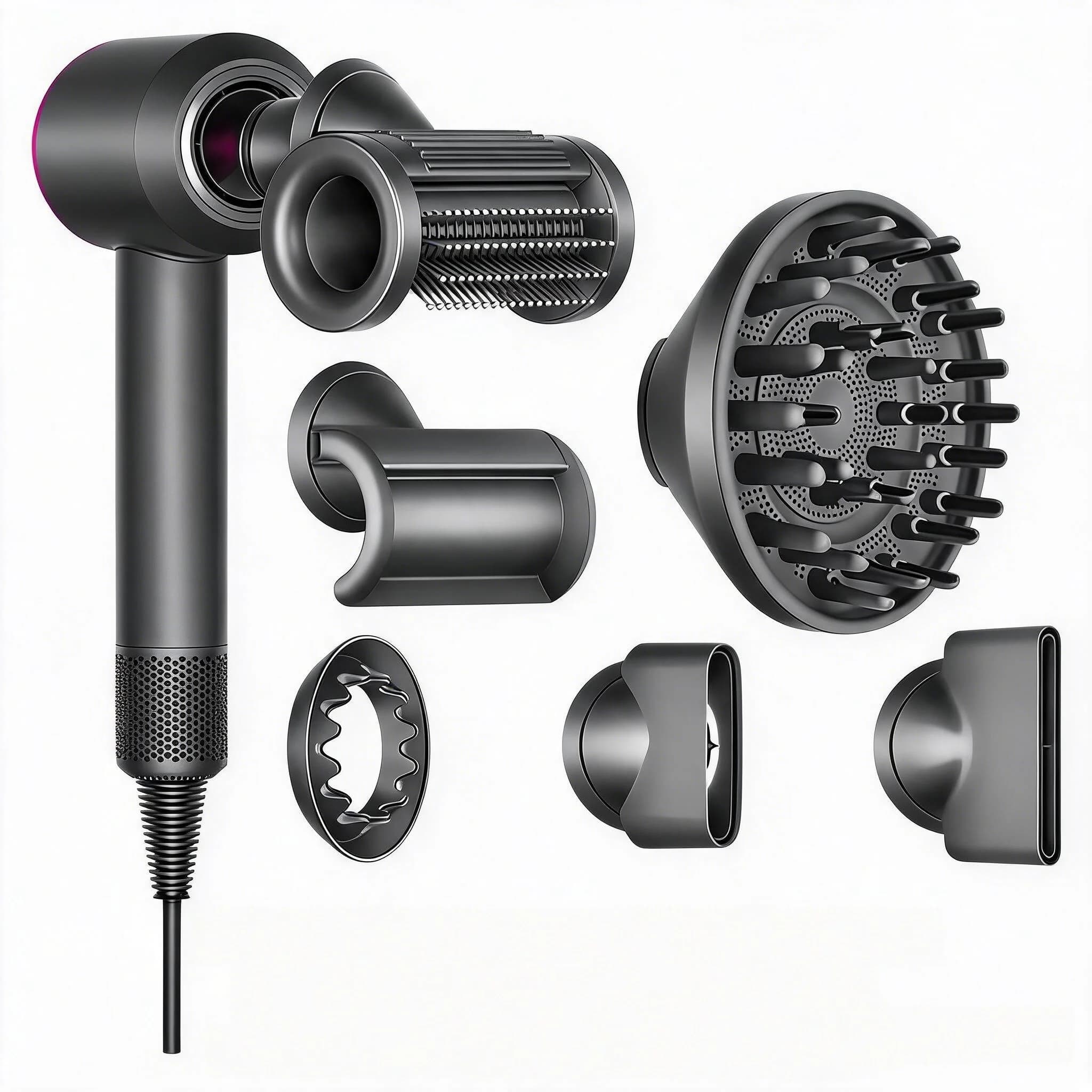Accessoires pour sèche-cheveux Dyson HD01 HD02 HD03 : Diffuseur de séchage et de coiffage pour boucles, 1 pièce