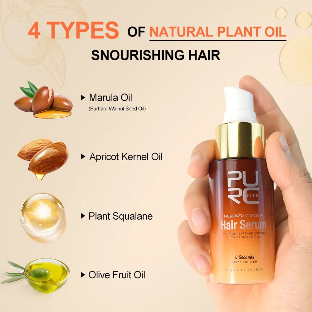 PURC – huile magique lissante pour cheveux