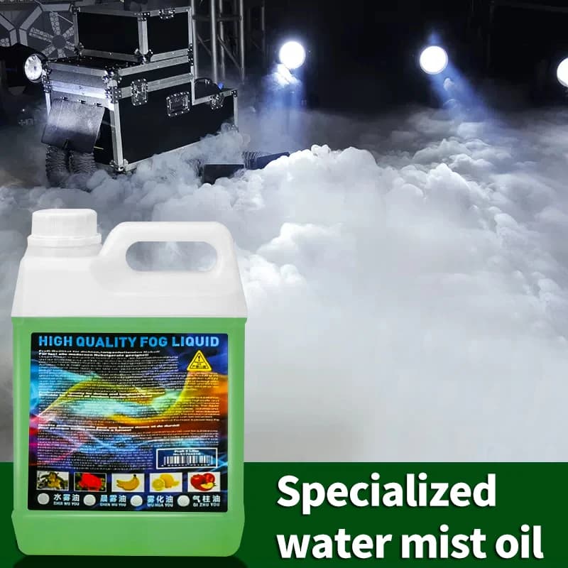 Huile pour brouillard d'eau, liquide/fluide pour brouillard de scène, 2L, à base d'eau, pour machine à brouillard bas, pour effets de scène, haute pureté