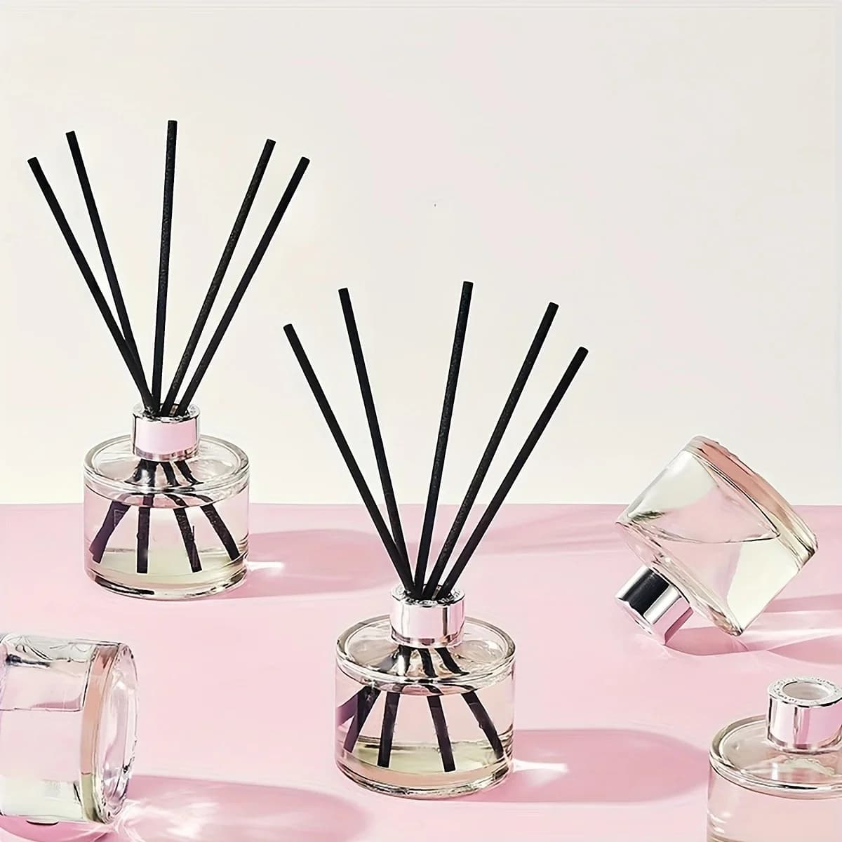 Diffuseur de bâtons de fibres, tige volatile d'aromathérapie pour diffuseur de parfum domestique, décoration de la maison, 10/50 pièces