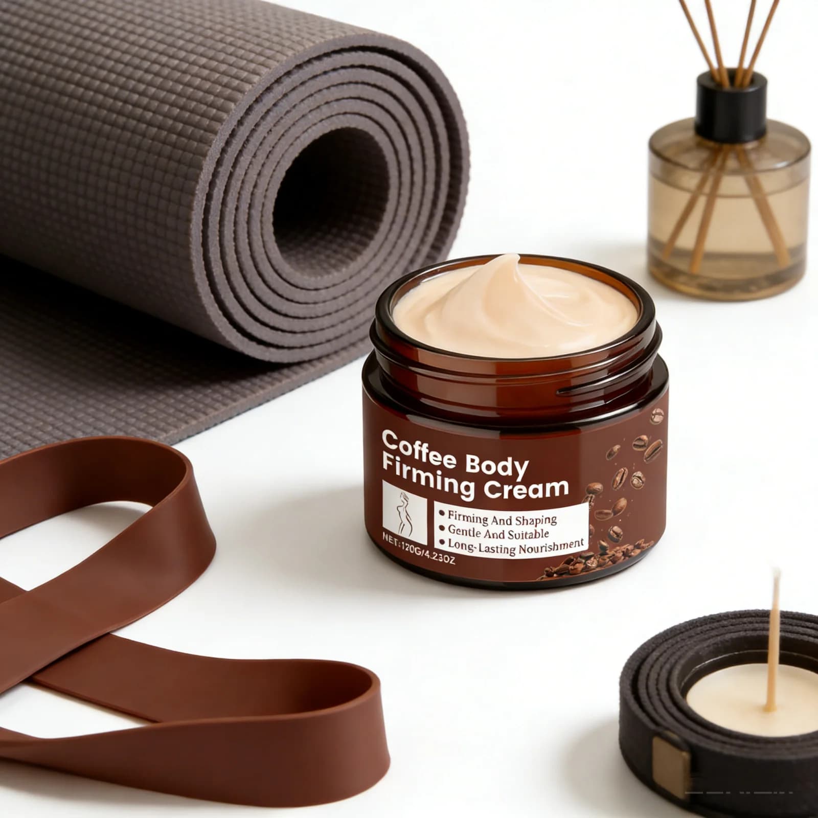Crème Raffermissante Corps Anti-Cellulite Effet Liftant Non Grasse Adoucissante Sculptante Soin