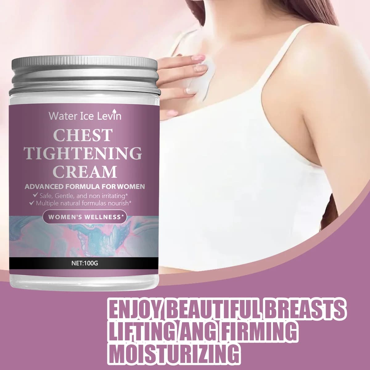 Crème Raffermissante Poitrine - Formule Avancée - Hydratation Intensive - Peau Repulpée et Douce