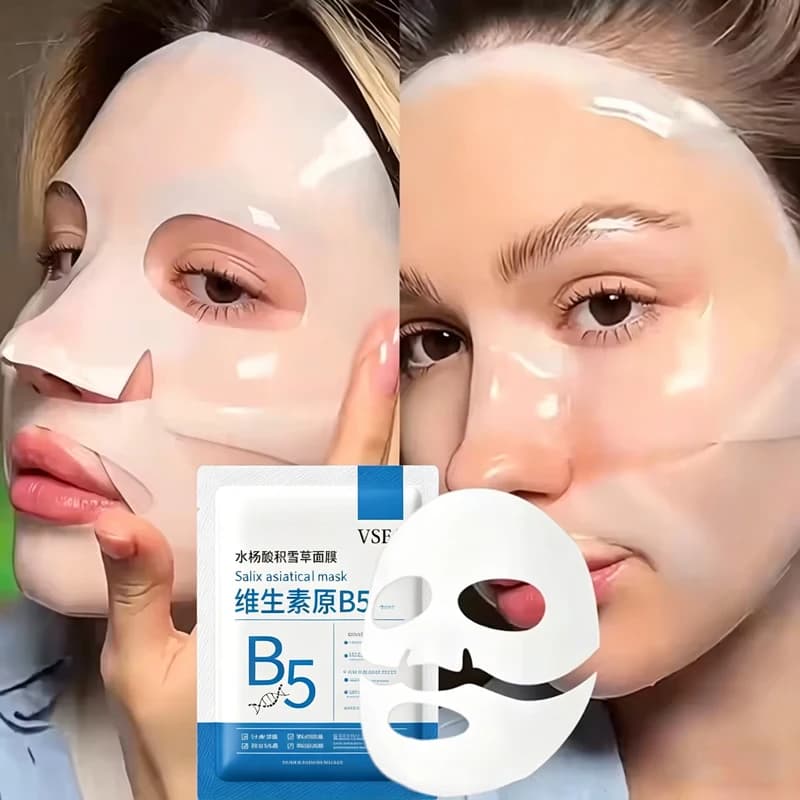 Masque Réparateur Anti-Rougeurs Visage – Améliore Rapidement la Peau Sensible et Sèche – Sérum Hydratant Apaisant – Élimine les Rougeurs et la Rosacée – Soin de Beauté