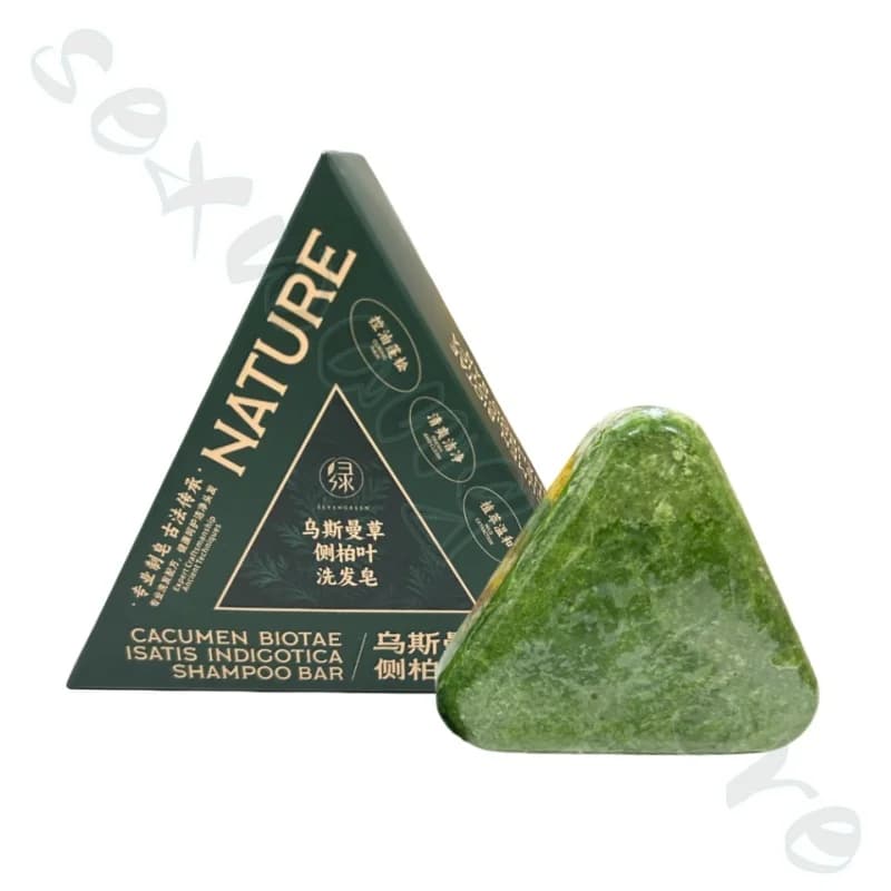 Shampoing Usman à sept feuilles d'orchidées vertes, protège le cuir chevelu, apaisant les follicules pileux, équilibre l'huile améliore la qualité des cheveux rugueux, 120g