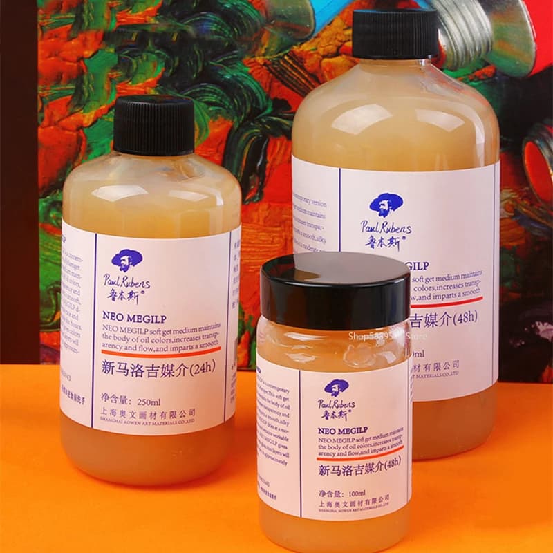 Paul Rubens NEO MEGILP-Déshydrateur pour peinture à l'huile, 100ml, 250ml