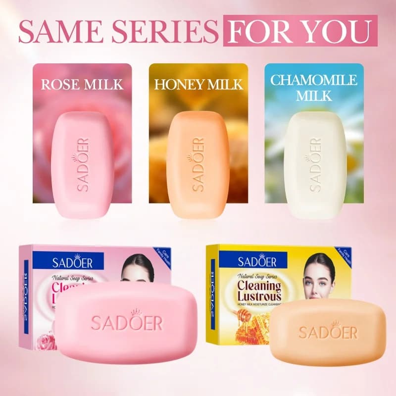 Savon artisanal au lait 100g, facile à rincer, nettoie en profondeur les impuretés de la peau, offre un effet régulateur de sébum rafraîchissant, laissant la peau propre, soyeuse et non sèche. Parfum
