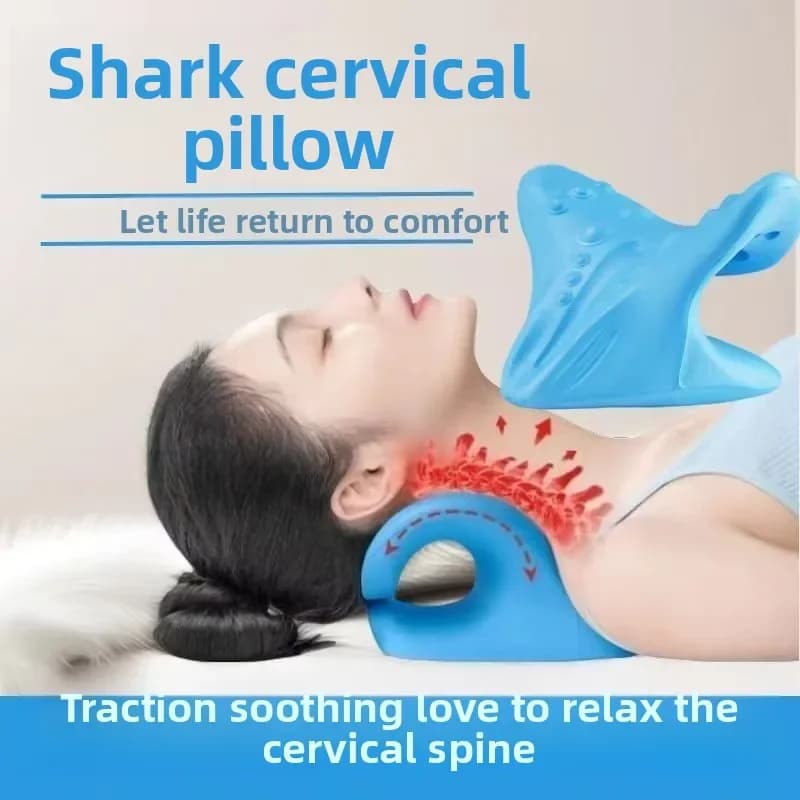 Colonne cervicale extensible cou épaule relaxant Relaxation musculaire cervicale épaule Massage oreiller colonne vertébrale Correction cou masseur