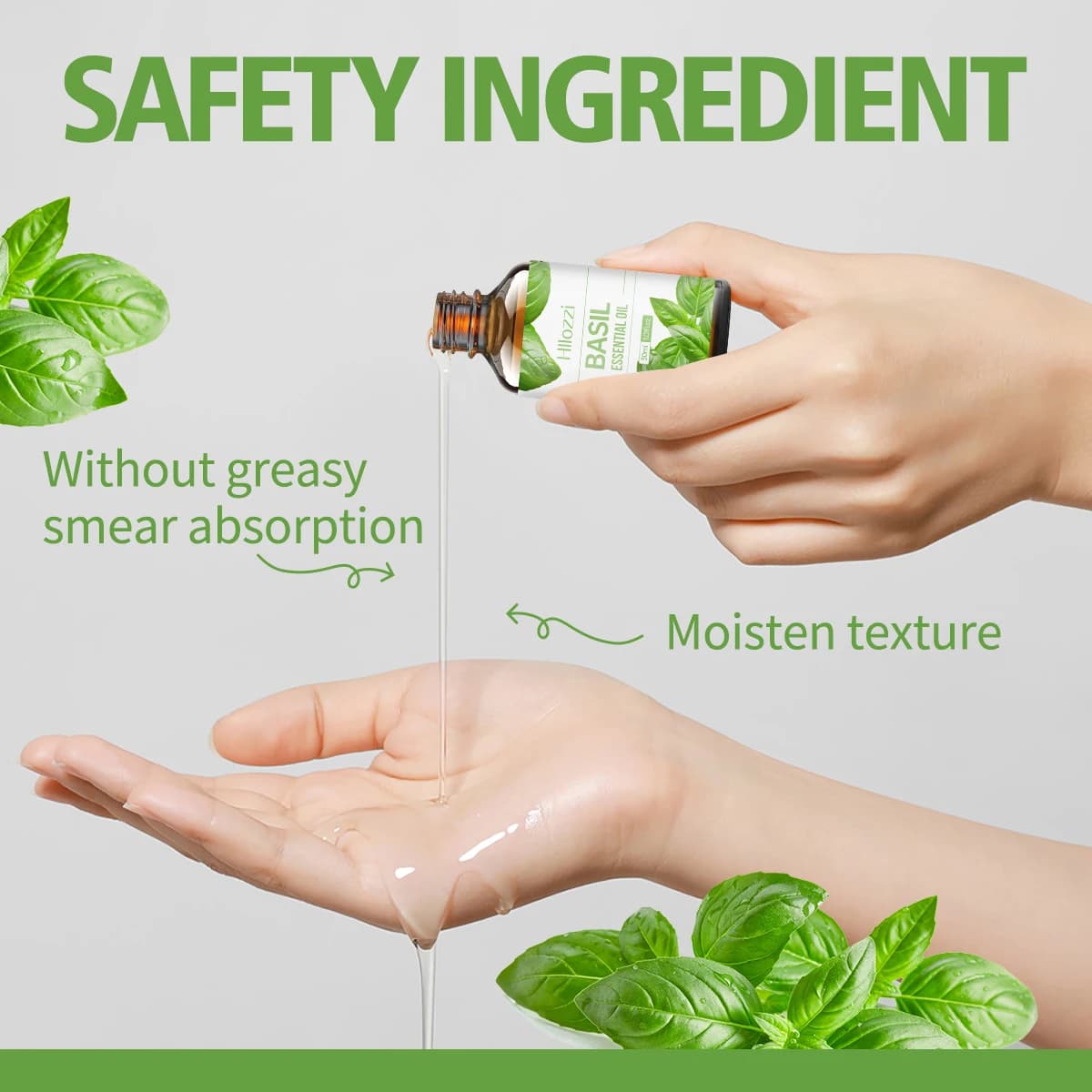 Huile essentielle de basilic hydratante, aromathérapie, 30ml, adaptée aux bougies d'aromathérapie, humidificateur de voiture