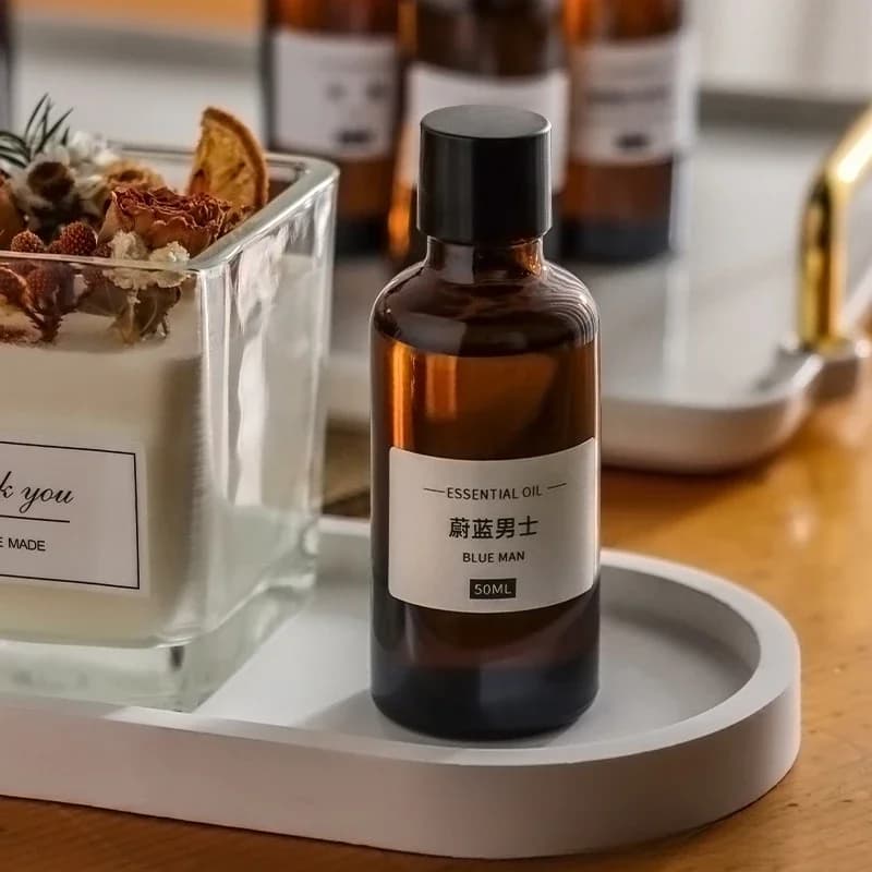 Bougie parfumée à faire soi-même, 50ml, huile essentielle, diffuseur de cire, plâtre, matériau naturel fait à la main, parfum durable