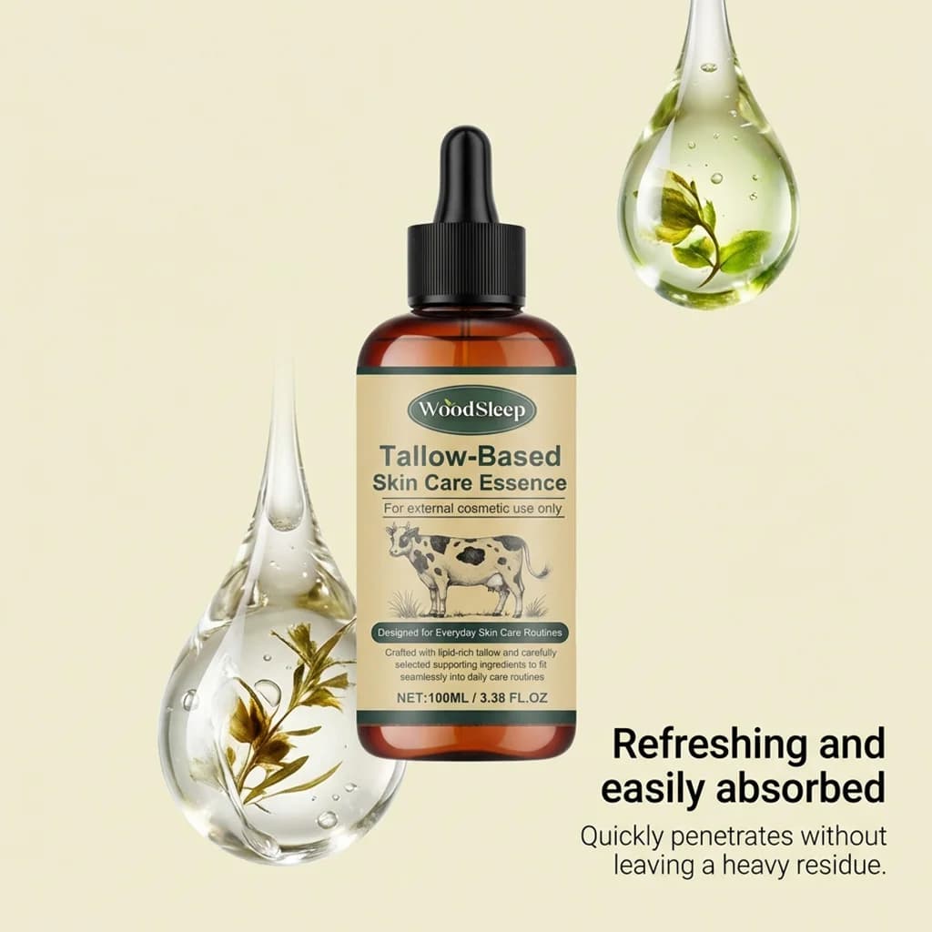 Huile Essentielle Hydratante Visage à Base de Suif – Nourrit Doucement