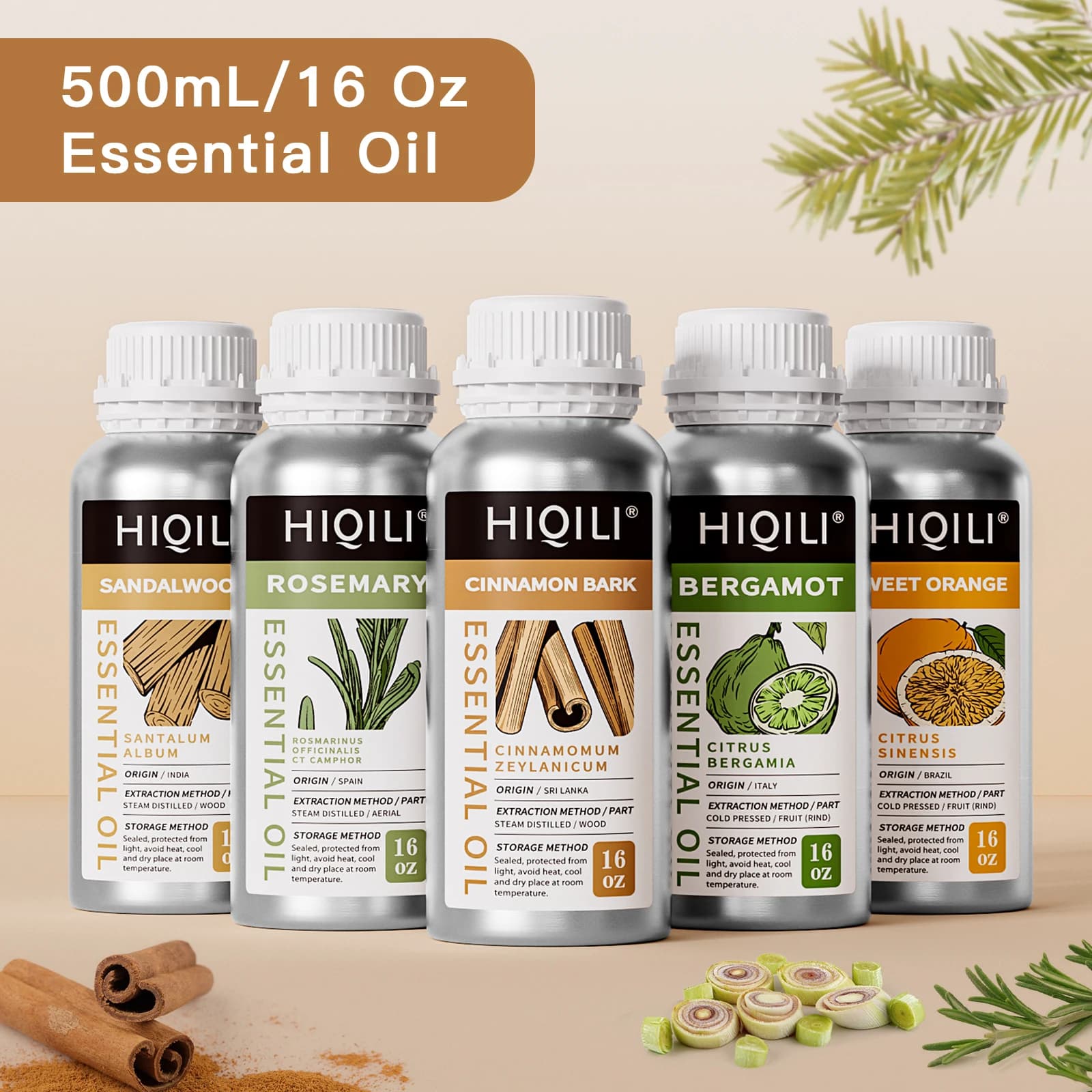 Huile essentielle HIQILI 500 ml
