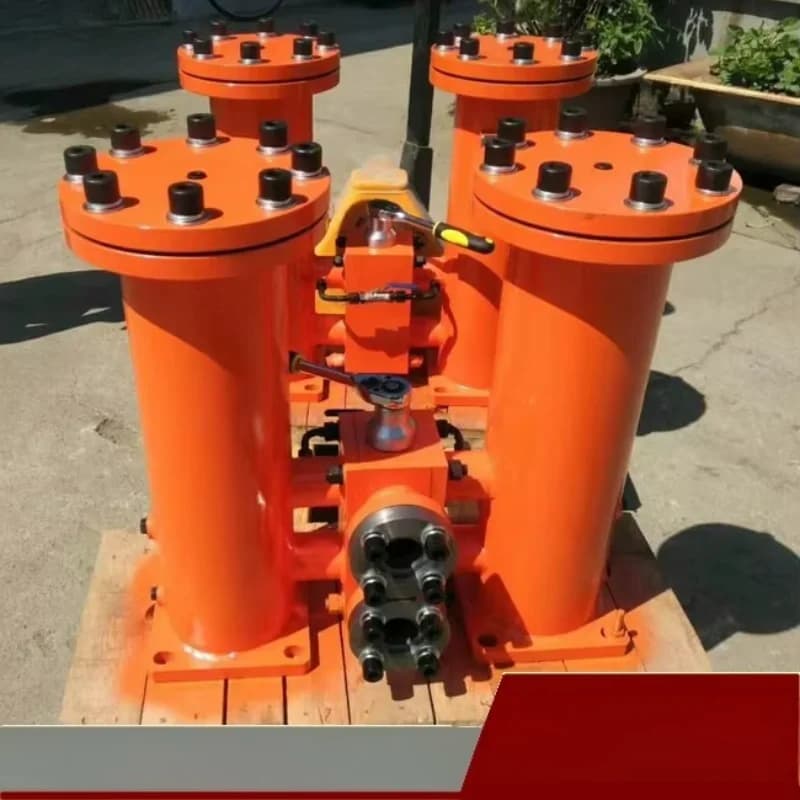 Qualité fiable, filtre à huile de retour hydraulique à double panier