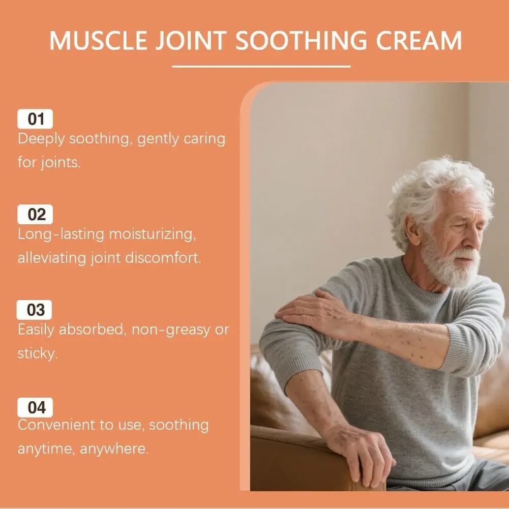 Crème apaisante pour les articulations musculaires, pénètre en profondeur, crème de soin corporel, formule douce, soin pour la peau, articulations confortables, crème de Massage, 30g