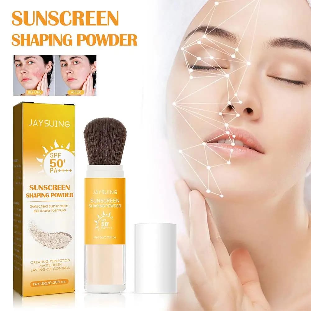 Poudre solaire étanche pour femme