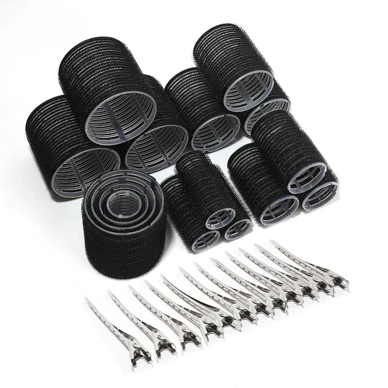 Rouleau à cheveux magique sans danger pour les cheveux, bouclage naturel, sans chaleur, frange, Volume, crochet et boucle auto-adhésifs, outils de coiffure, bricolage