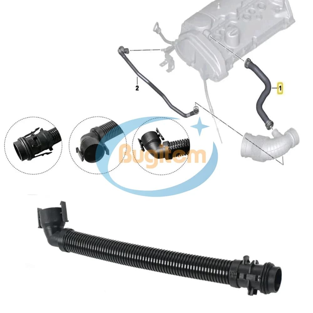 OE 13717823517 1 pièces tuyau de reniflard d'admission d'air pour BMW série 1 2 3 4 5 7 X1 X3 X4 X5 F30
