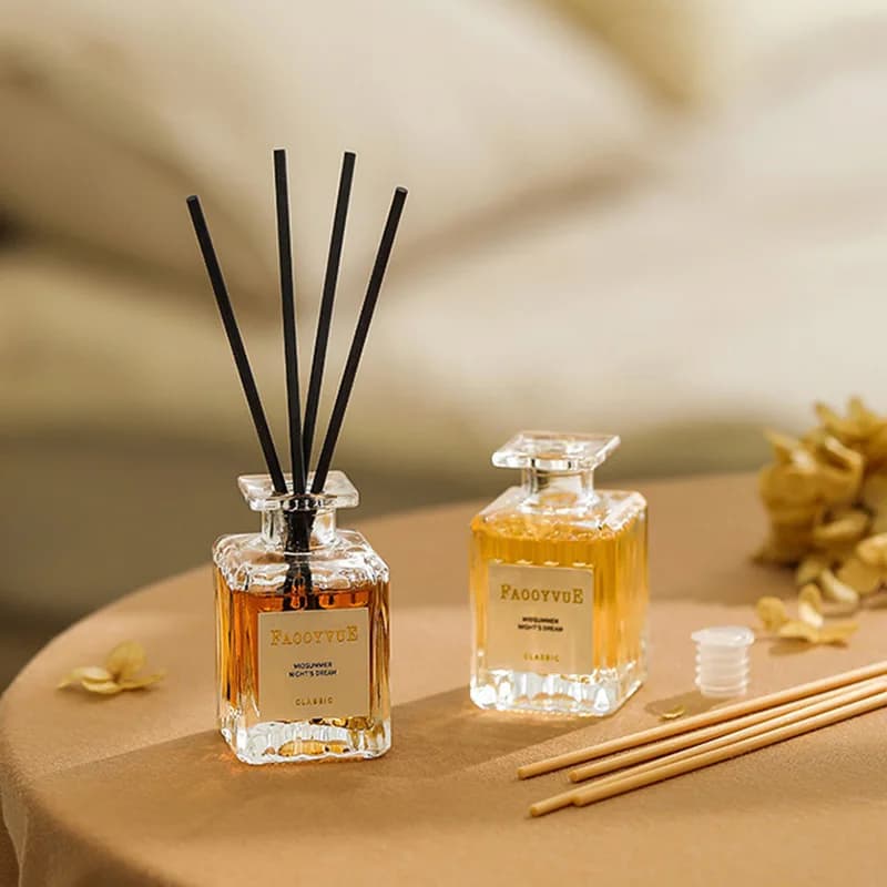 Huile essentielle d'aromathérapie 50ml, parfum sans flamme pour chambre à coucher, désodorisant pour voiture, outil d'élimination des odeurs longue durée