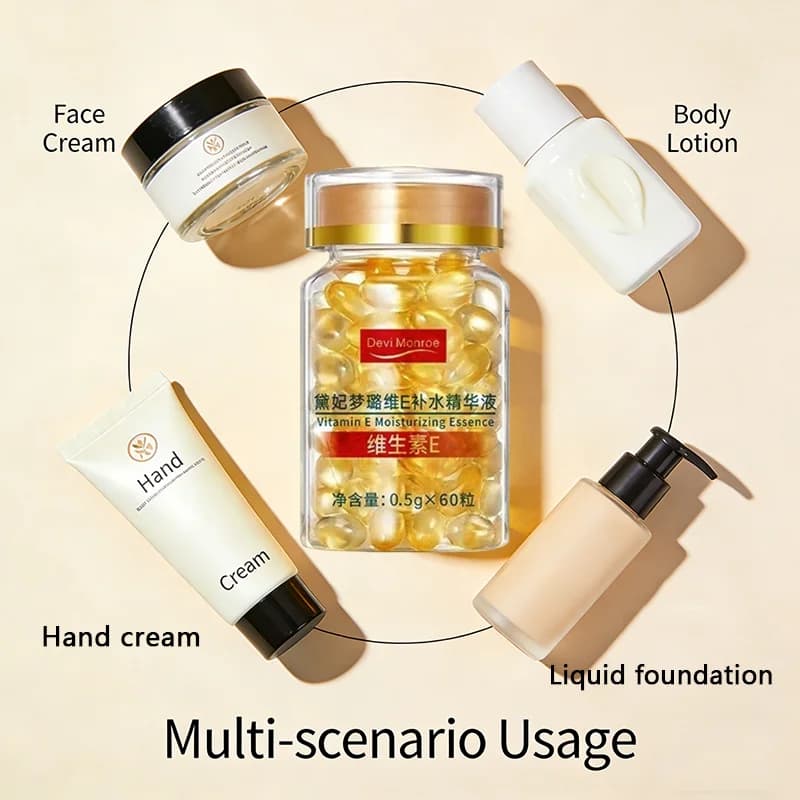 L'huile essentielle hydratante à la vitamine E
