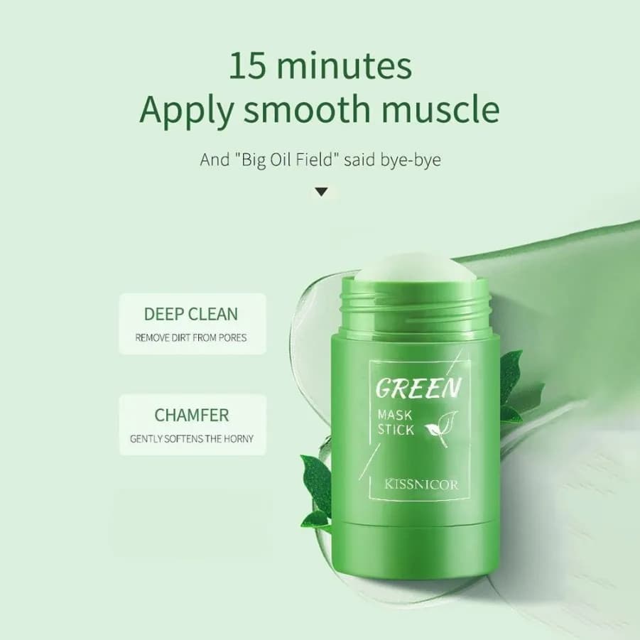 Masque au thé vert pour le visage