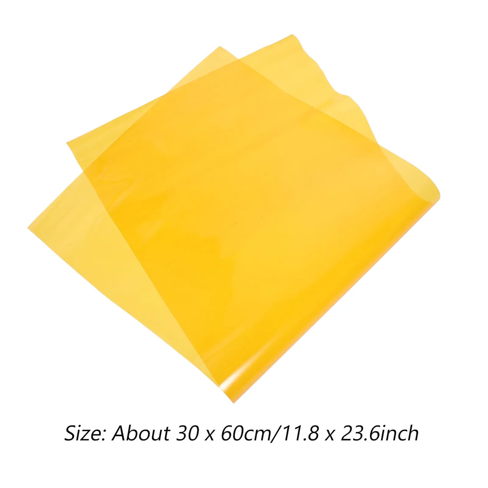Film adhésif transparent teinté orange pour phares de voiture, protection décorative des feux de véhicule, autocollant fumé